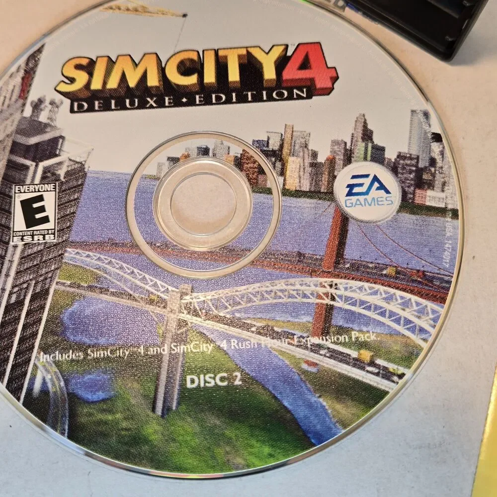 SimCity 4: Deluxe Edition With Expansion Complete (PC, CD-Rom 2003)EA-Games